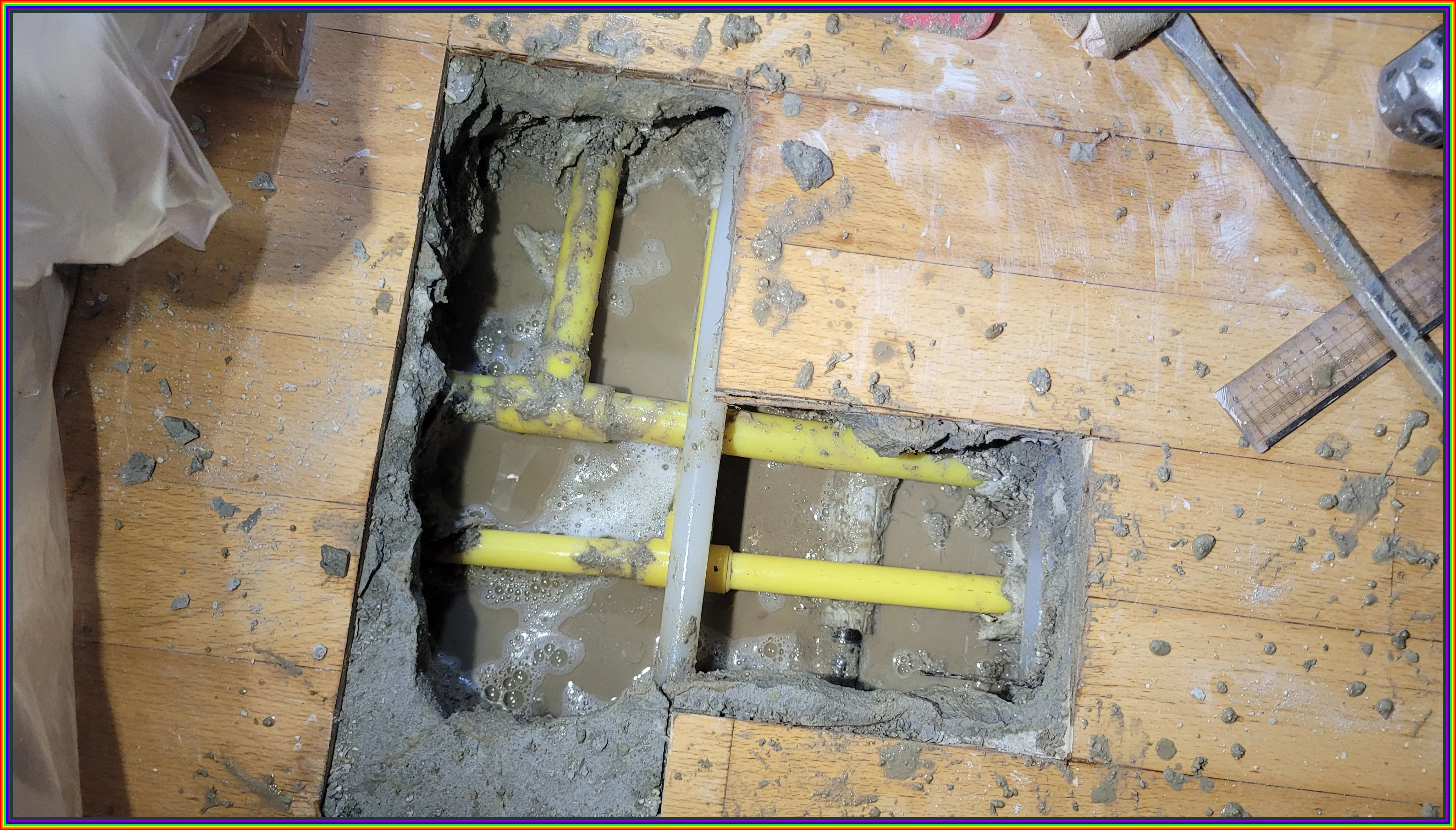 누수 현장 이미지